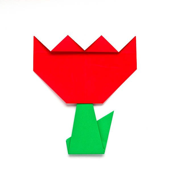 istock origami tulip flower 484014131
