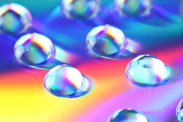 istock macro of water drops. 484016101