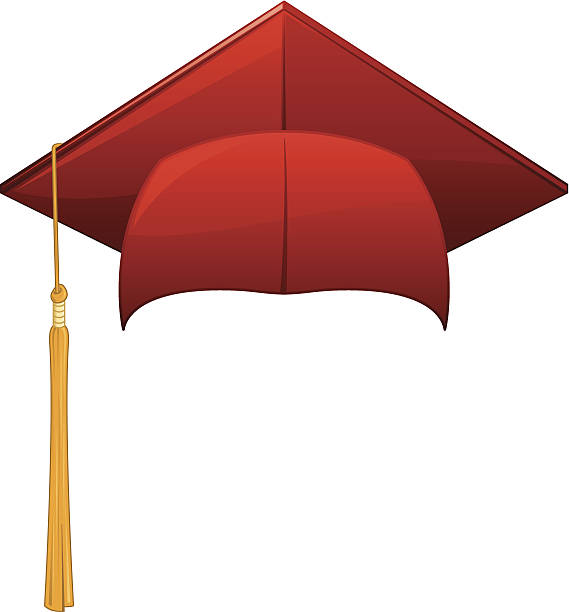 1,700+ Red Graduation Hat Stock Illustrations, Royalty-Free Vector ...