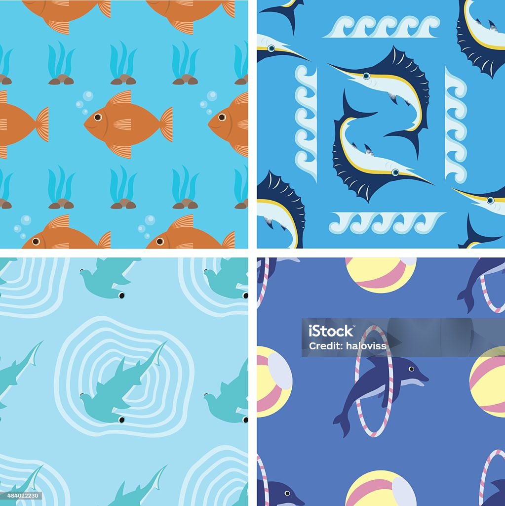 Fish Patterns Examples Fish Patterns Stock Illustration - Download Image Now - 2015, Abstract ...