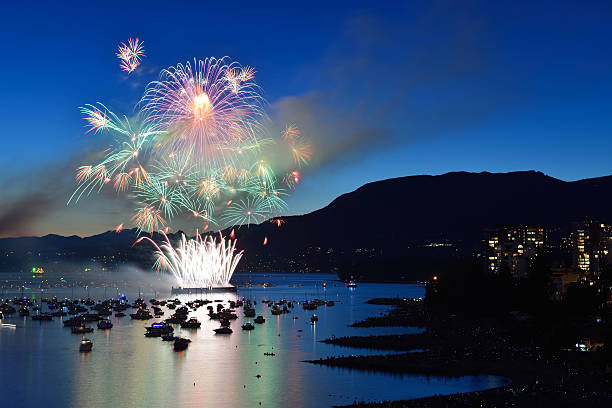 istock fireworks display at English Bay 484029504