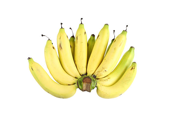 istock ripe banana isolated on white background. 484031057