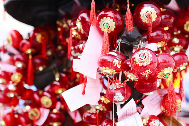istock Chinese lanterns in Chinese new year 484031411