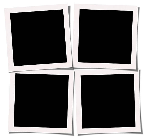 Blank photo Blank photo. four objects photos stock pictures, royalty-free photos & images