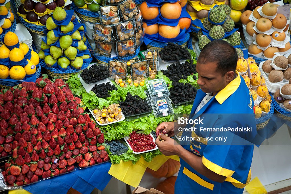 도시정비 시장 - 로열티 프리 과일 스톡 사진