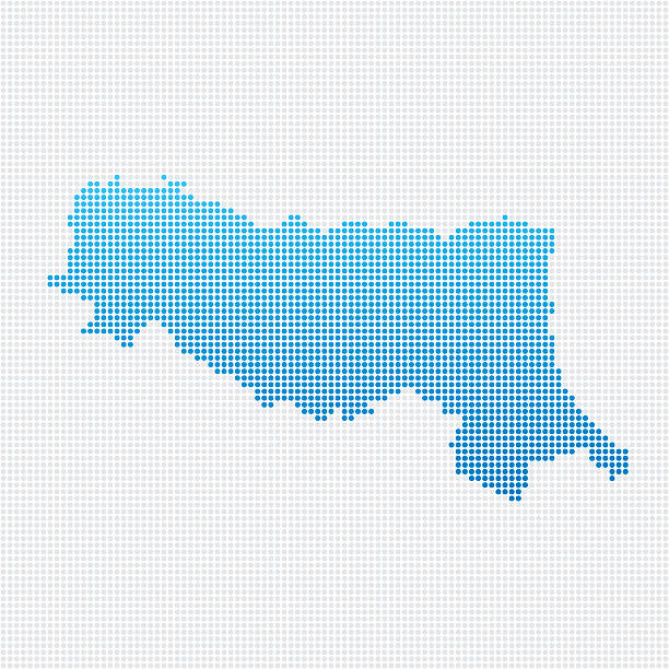 italy regions emilia romagna map blue dot pattern - emiliano martinez 幅插畫檔、美工圖案、卡通及圖標
