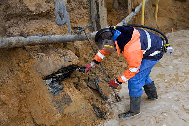 istock Taking samples of the soil, environmental research. 484033963
