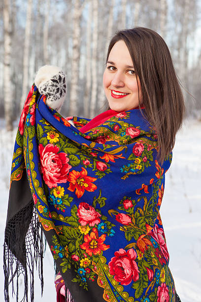 istock Girl in a blue scarf 484035055