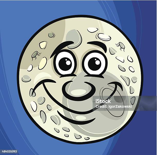 Der Mann Im Mond Sagen Cartoon Stock Vektor Art und mehr Bilder von Charakterkopf - Charakterkopf, Comic - Kunstwerk, Der Mann im Mond