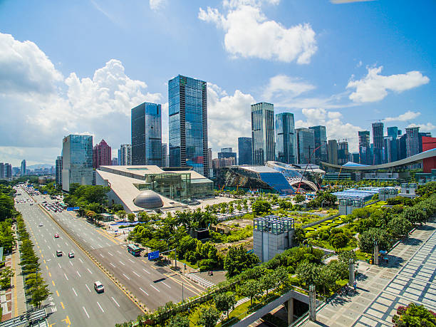 istock Aerial Photography China shenzhen Skyscraper 484035146