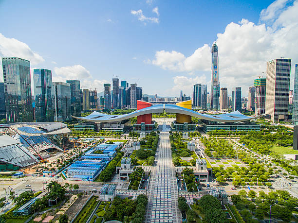 istock Aerial Photography China shenzhen Skyscraper 484035156