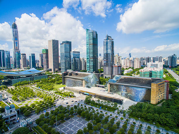 istock Aerial Photography China shenzhen Skyscraper 484035174