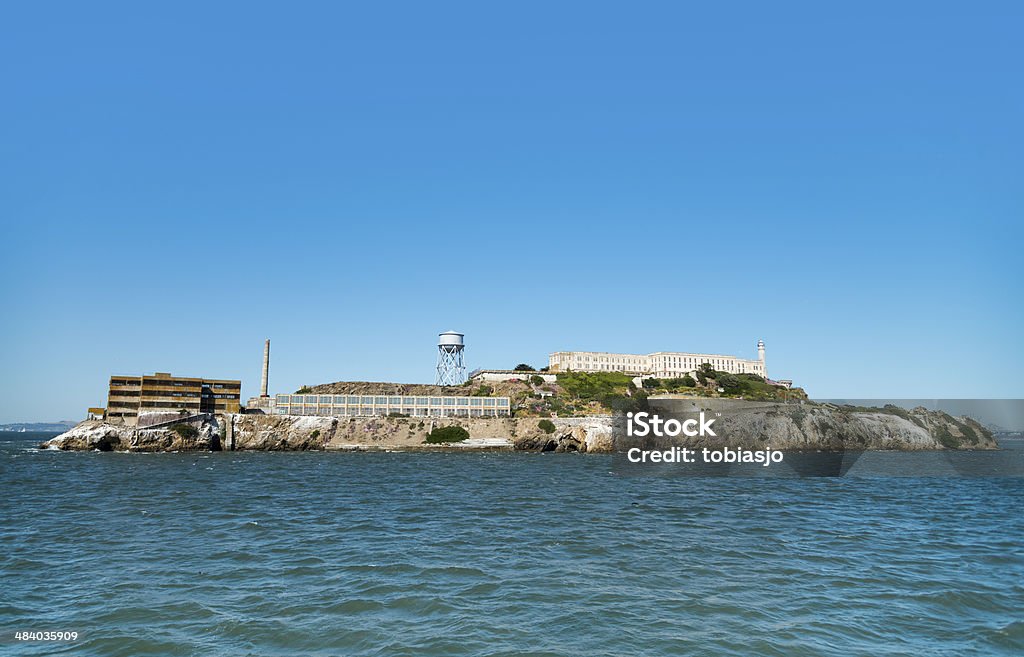 Alcatraz Prison Island Alcatraz Island is located in the San Francisco Bay, 1.5 miles (2.4 km) offshore from San Francisco, California, United States. Abandoned Stock Photo
