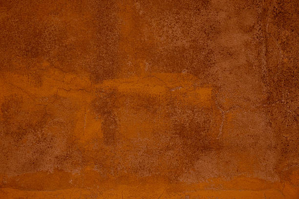 istock Grunge Background of rusty brown iron wall 484039606