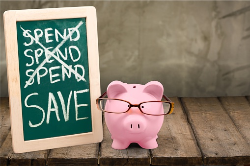 Savings Retirement Piggy Bank Finance Commercial Activity Education Blackboard