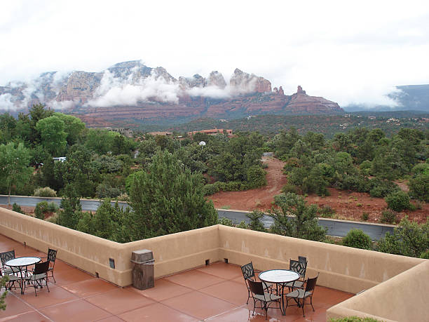 Sedona in the Rain