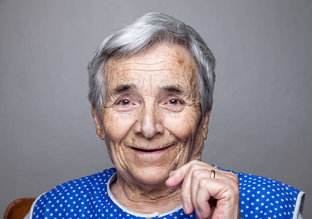 istock Portrait of an elderly woman 484057572