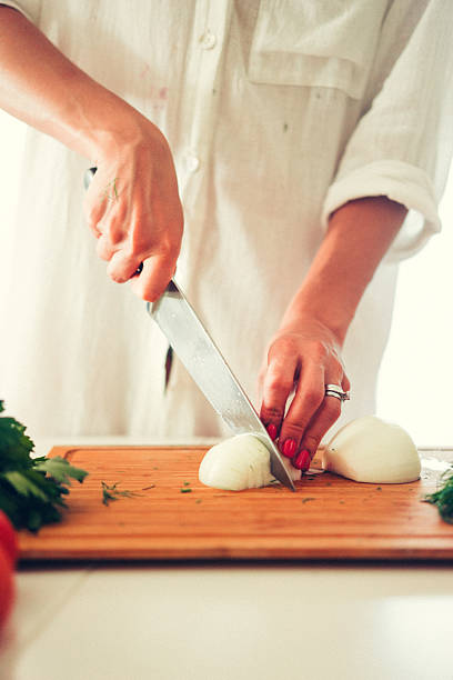 istock The woman is cooking at the kitchen 484063088