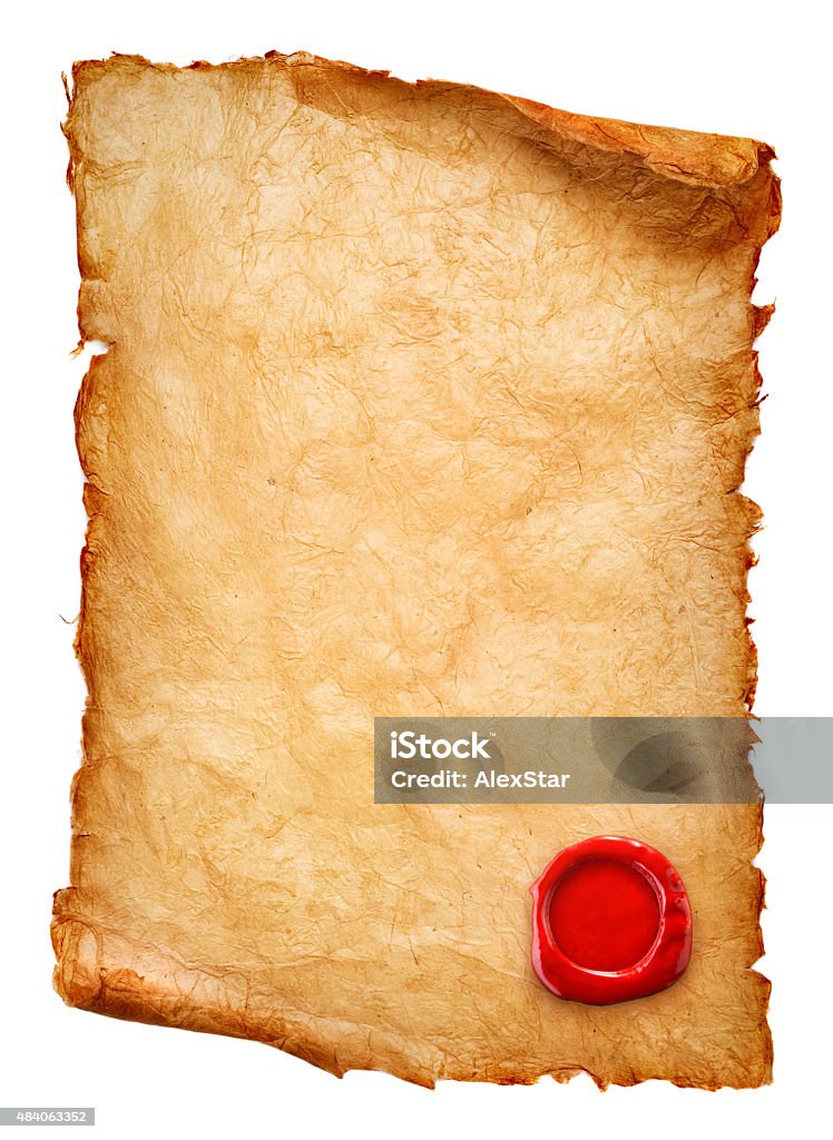 Scorrimento della carta - Foto stock royalty-free di Pergamena - Materiale cartaceo