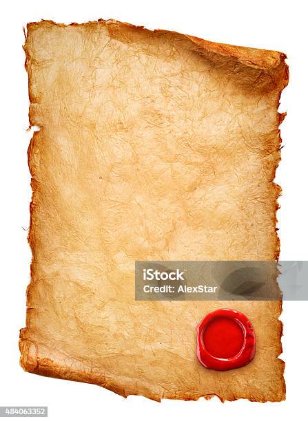 Paper Scroll Stock Photo - Download Image Now - Paper Scroll, Ancient, Parchment