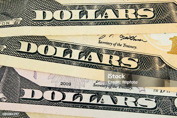 Dollar Detail Stock Photo - Download Image Now - American One Dollar Bill, Business, Corporate Business