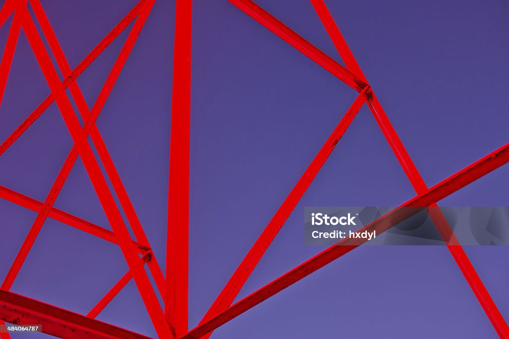 Steel frame structure Abstract Stock Photo