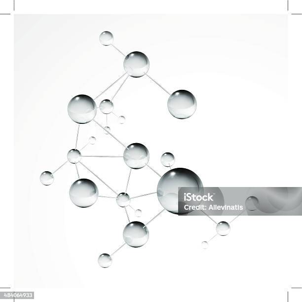 Molecule Stock Illustration - Download Image Now - Molecular Structure, Three Dimensional, Atom