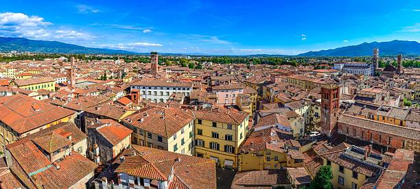 istock Panoramic view beautiful Italian town Luca 484065851