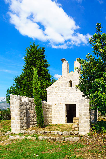 Old Church, Lopud An old church in the Lopud Island, one of the Elaphiti Islands, Croatia dubrovnik lopud stock pictures, royalty-free photos & images