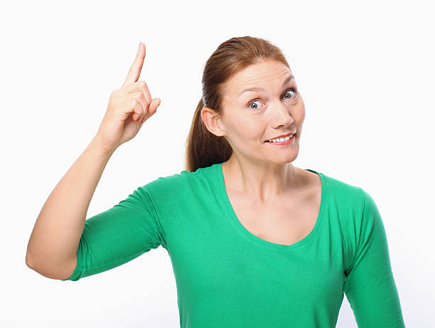istock Young Woman Have An Idea Portrait. 484068355