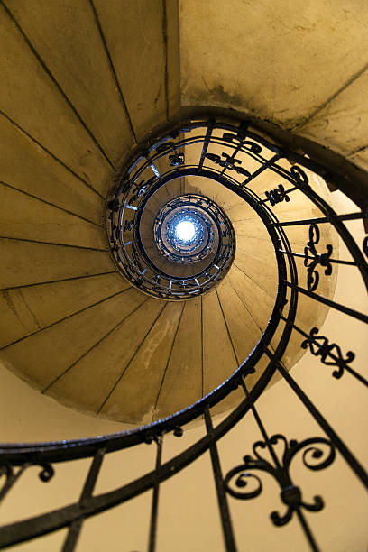 istock Spiral staircase in St. Stephen Basilica in Budapest 484068932