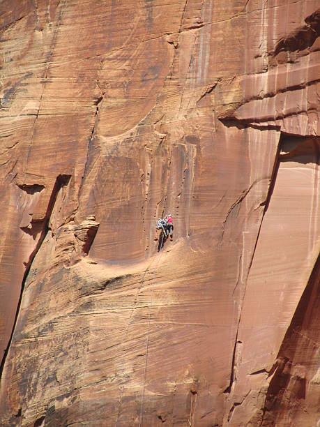istock Climbing red rocks, Zion Canyon, Utah 484069291