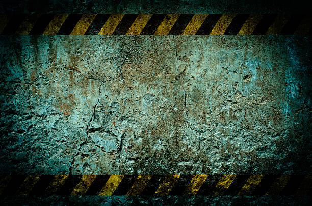 istock Nuclear radiation warning symbol on grunge wall background 484072484