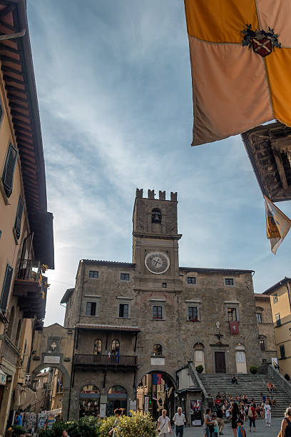 istock The main square in Cortona Tuscany 484074122