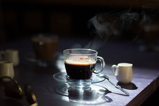 istock cup of hot coffee on the table 484074212