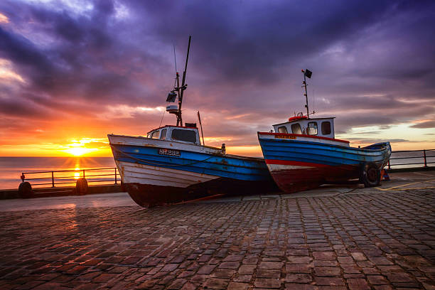 istock Fishing Boats sunset 484076991
