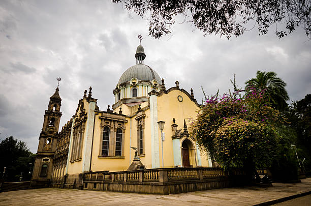 The Holy Trinity Cathedral in Addis Abeba, Ethiopia. Here is the tomb of the emperor Haile Salassie