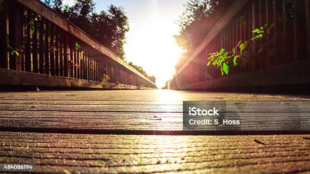 Endless Walk To The Beach Of St Augustine Florida Stock Photo - Download Image Now