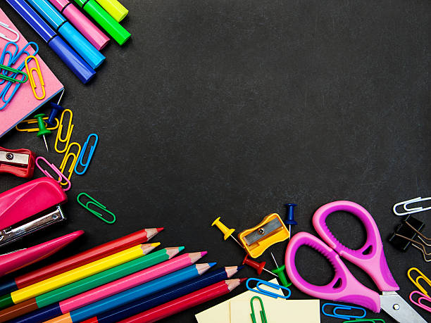 istock school supplies and blackboard 484086468