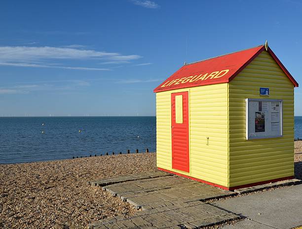 istock Lifeguard Beach Hut Tankerton-On-Sea Whitstable Kent 484092088