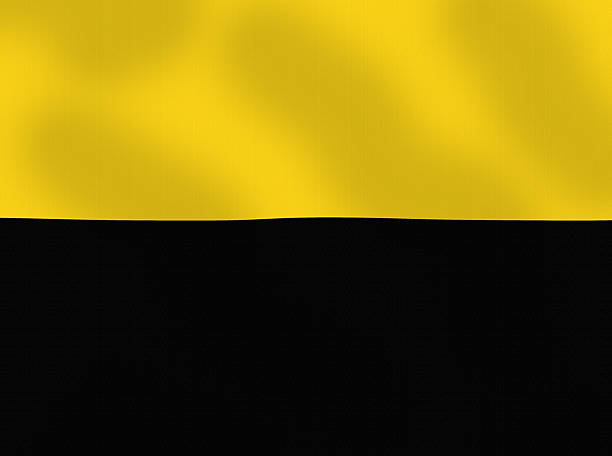 Digitally created image of a waving national flag. 