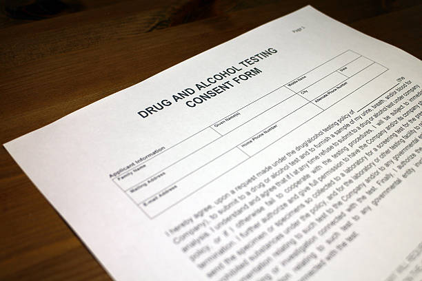 istock Employee Drug and Alcohol Consent Form 484095560