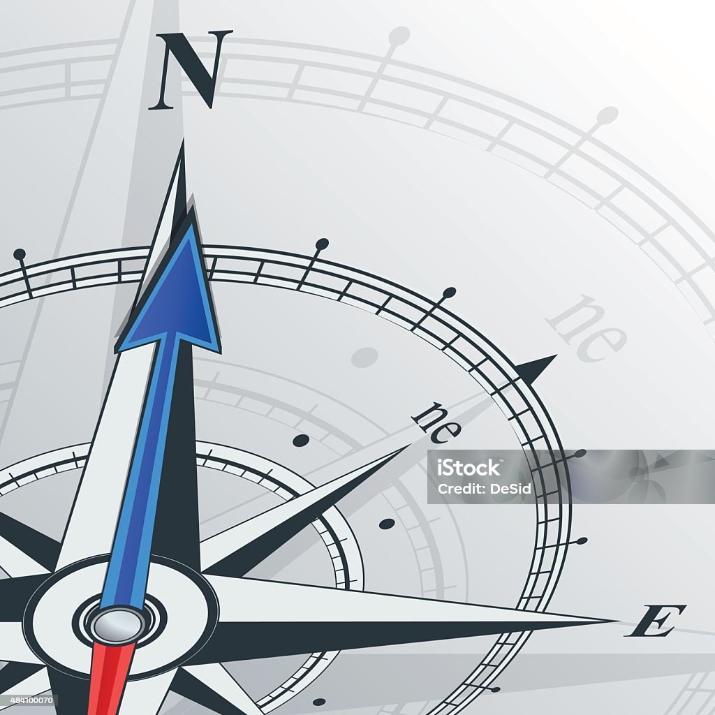 North Compas Cd R Compass North Stock Illustration - Download Image Now - Navigational ...
