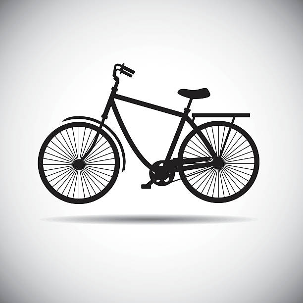 велосипед значок - bicycle cycling bicycle pedal part of stock illustrations