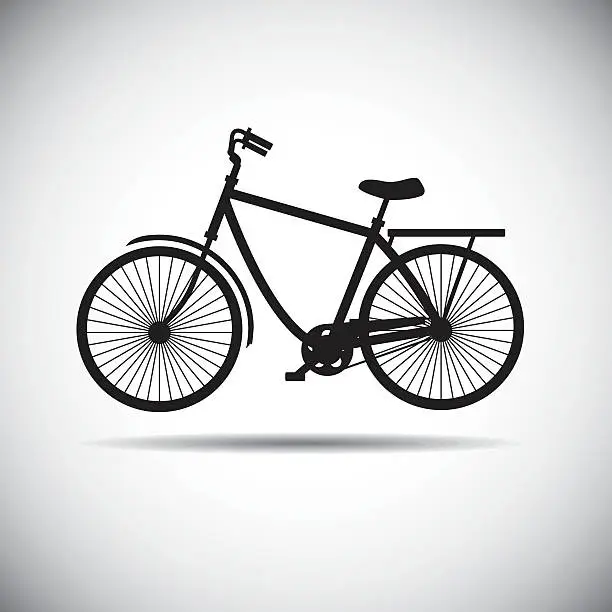 Vector illustration of The Bicycle icon