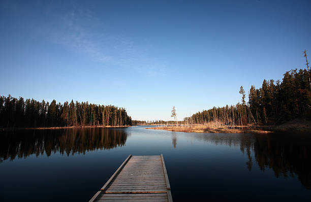 istock Dock on Northern Manitoba lake 484102993