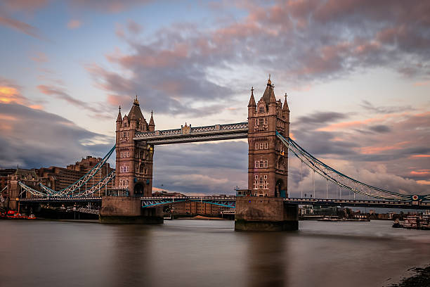 istock Tower bridge, London, at sunset. 484104026