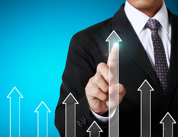 istock financial symbols coming from hand 484108441