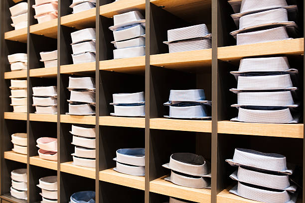 istock various shirts in men's clothing shop 484108920