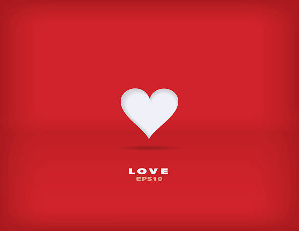 Minimalistic love vector art illustration